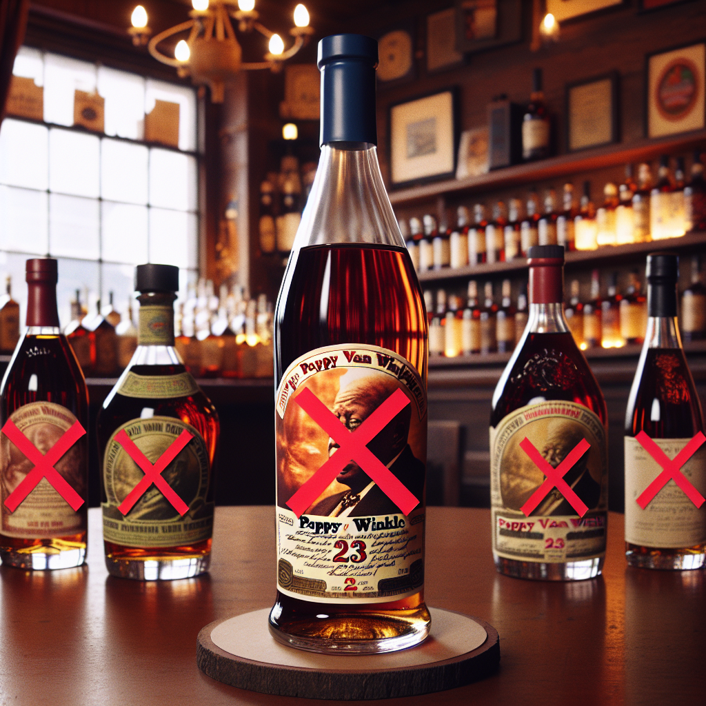 Oregonas iedzīvotājiem tika liegtas retas burbona šķirnes, tostarp 23 gadus vecais viskijs no Pappy Van Winkle.